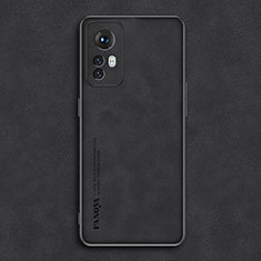 Coque Luxe Cuir Housse Etui pour Xiaomi Mi 12X 5G Noir