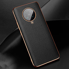 Coque Luxe Cuir Housse Etui pour Xiaomi Poco F2 Pro Noir