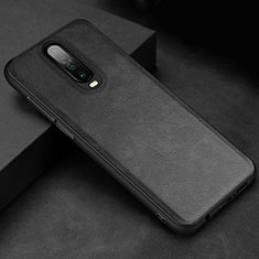 Coque Luxe Cuir Housse Etui pour Xiaomi Redmi K30 5G Noir