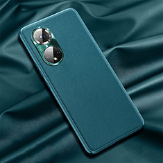 Coque Luxe Cuir Housse Etui QK1 pour Huawei Honor 50 5G Vert