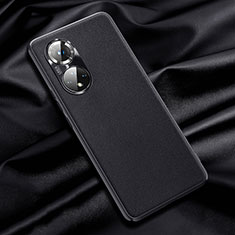 Coque Luxe Cuir Housse Etui QK1 pour Huawei Honor 50 Pro 5G Noir