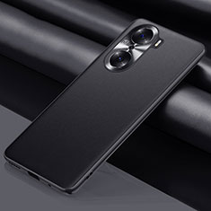 Coque Luxe Cuir Housse Etui QK1 pour Huawei Honor 60 5G Noir