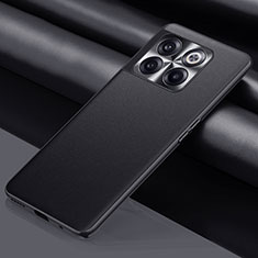 Coque Luxe Cuir Housse Etui QK1 pour OnePlus 10T 5G Noir