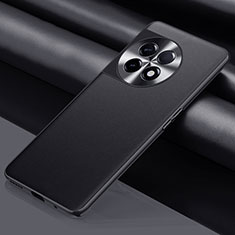 Coque Luxe Cuir Housse Etui QK1 pour OnePlus Ace 2 Pro 5G Noir