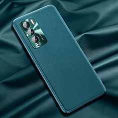 Coque Luxe Cuir Housse Etui QK1 pour Realme GT Master Explorer 5G Vert