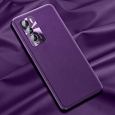 Coque Luxe Cuir Housse Etui QK1 pour Realme GT Master Explorer 5G Violet