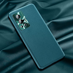 Coque Luxe Cuir Housse Etui QK1 pour Vivo X70 Pro 5G Vert