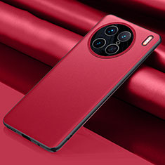 Coque Luxe Cuir Housse Etui QK1 pour Vivo X90 Pro 5G Rouge