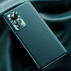 Coque Luxe Cuir Housse Etui QK1 pour Xiaomi Mi 12T Pro 5G Cyan
