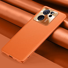 Coque Luxe Cuir Housse Etui QK1 pour Xiaomi Mi 13T Pro 5G Orange