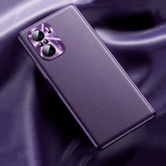 Coque Luxe Cuir Housse Etui QK1 pour Xiaomi Poco F3 5G Violet