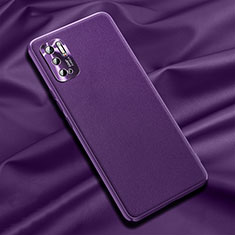 Coque Luxe Cuir Housse Etui QK1 pour Xiaomi POCO M3 Pro 5G Violet