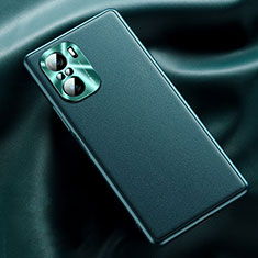 Coque Luxe Cuir Housse Etui QK1 pour Xiaomi Redmi K40 5G Vert