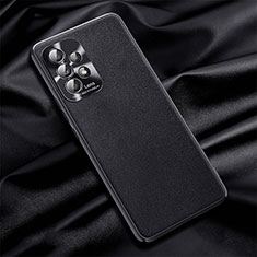 Coque Luxe Cuir Housse Etui QK2 pour Samsung Galaxy A32 5G Noir