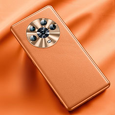 Coque Luxe Cuir Housse Etui QK5 pour Huawei Honor Magic4 5G Orange