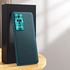 Coque Luxe Cuir Housse Etui QK5 pour Xiaomi Redmi K50 Pro 5G Cyan