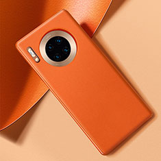 Coque Luxe Cuir Housse Etui R01 pour Huawei Mate 30 Orange