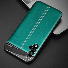 Coque Luxe Cuir Housse Etui R01 pour Huawei Nova 5 Pro Vert