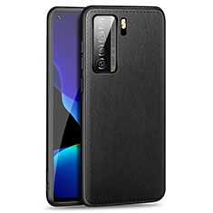 Coque Luxe Cuir Housse Etui R01 pour Huawei P40 Lite 5G Noir