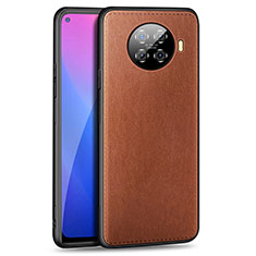 Coque Luxe Cuir Housse Etui R01 pour Oppo Ace2 Marron