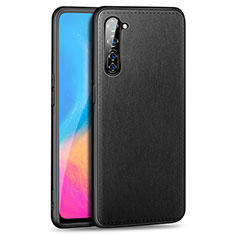 Coque Luxe Cuir Housse Etui R01 pour Oppo Find X2 Lite Noir