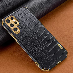 Coque Luxe Cuir Housse Etui R01 pour Samsung Galaxy S25 Ultra 5G Noir