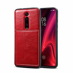 Coque Luxe Cuir Housse Etui R01 pour Xiaomi Redmi K20 Pro Rouge