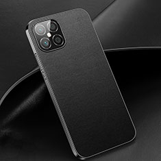 Coque Luxe Cuir Housse Etui R02 pour Huawei Nova 8 SE 5G Noir
