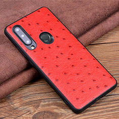 Coque Luxe Cuir Housse Etui R02 pour Huawei P Smart+ Plus (2019) Rouge