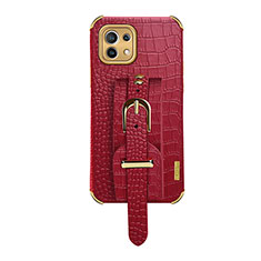 Coque Luxe Cuir Housse Etui R02 pour Xiaomi Mi 11 Lite 4G Rouge