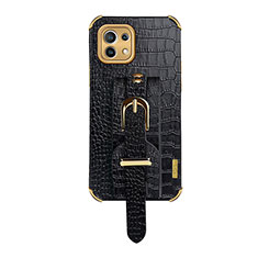 Coque Luxe Cuir Housse Etui R02 pour Xiaomi Mi 11 Lite 5G Noir