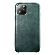 Coque Luxe Cuir Housse Etui R03 pour Apple iPhone 11 Pro Vert