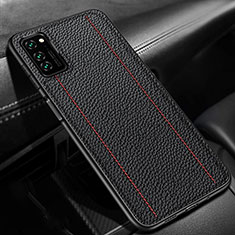 Coque Luxe Cuir Housse Etui R03 pour Huawei Honor View 30 Pro 5G Noir