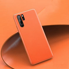 Coque Luxe Cuir Housse Etui R03 pour Huawei P30 Pro Orange