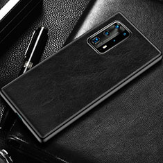 Coque Luxe Cuir Housse Etui R03 pour Huawei P40 Pro+ Plus Noir