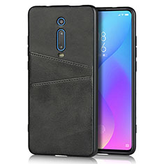 Coque Luxe Cuir Housse Etui R03 pour Xiaomi Mi 9T Pro Noir