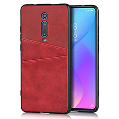 Coque Luxe Cuir Housse Etui R03 pour Xiaomi Mi 9T Pro Rouge