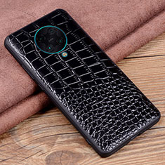 Coque Luxe Cuir Housse Etui R03 pour Xiaomi Redmi K30 Pro 5G Noir