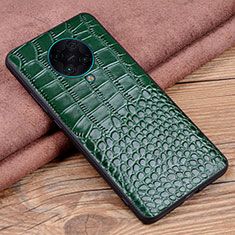 Coque Luxe Cuir Housse Etui R03 pour Xiaomi Redmi K30 Pro Zoom Vert