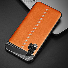 Coque Luxe Cuir Housse Etui R04 pour Huawei Nova 6 5G Orange