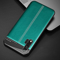 Coque Luxe Cuir Housse Etui R04 pour Huawei Nova 6 Vert