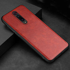 Coque Luxe Cuir Housse Etui R04 pour Xiaomi Mi 9T Pro Rouge