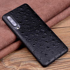 Coque Luxe Cuir Housse Etui R04 pour Xiaomi Mi A3 Noir