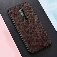 Coque Luxe Cuir Housse Etui R05 pour Xiaomi Redmi K20 Pro Marron