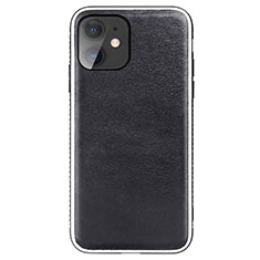 Coque Luxe Cuir Housse Etui R06 pour Apple iPhone 11 Noir