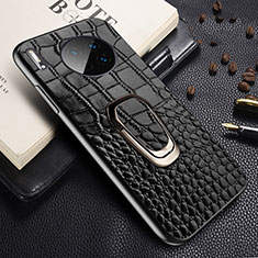 Coque Luxe Cuir Housse Etui R06 pour Huawei Mate 30 Pro 5G Noir