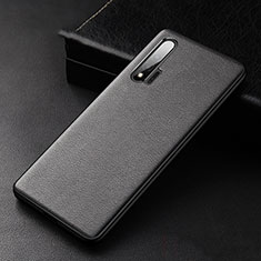 Coque Luxe Cuir Housse Etui R06 pour Huawei Nova 6 5G Noir