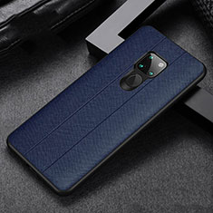 Coque Luxe Cuir Housse Etui R07 pour Huawei Mate 20 X 5G Bleu