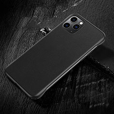 Coque Luxe Cuir Housse Etui R08 pour Apple iPhone 11 Pro Max Noir