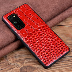 Coque Luxe Cuir Housse Etui R08 pour Huawei Honor V30 5G Rouge